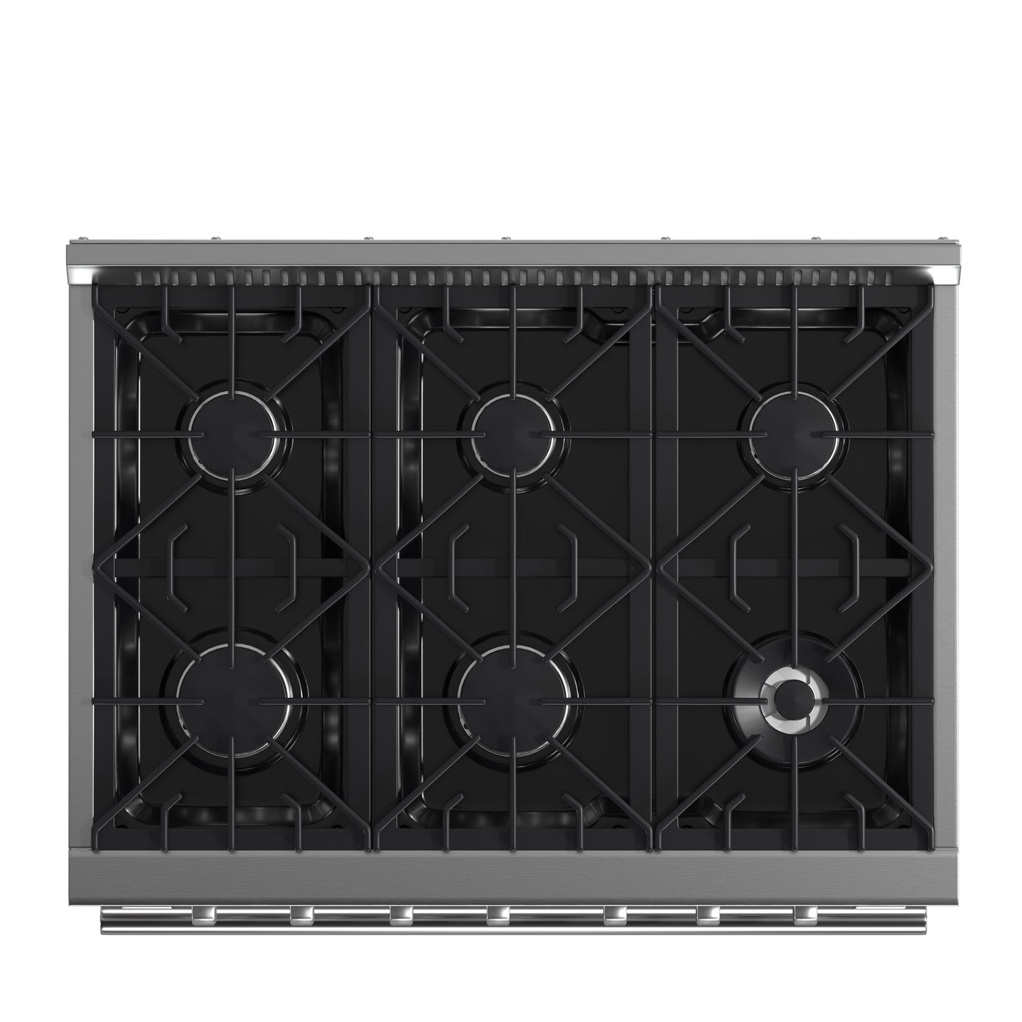 Forno Galiano 36-Inch Freestanding Gas Range, Stainless Steel, 6 Burners, Energy Efficient