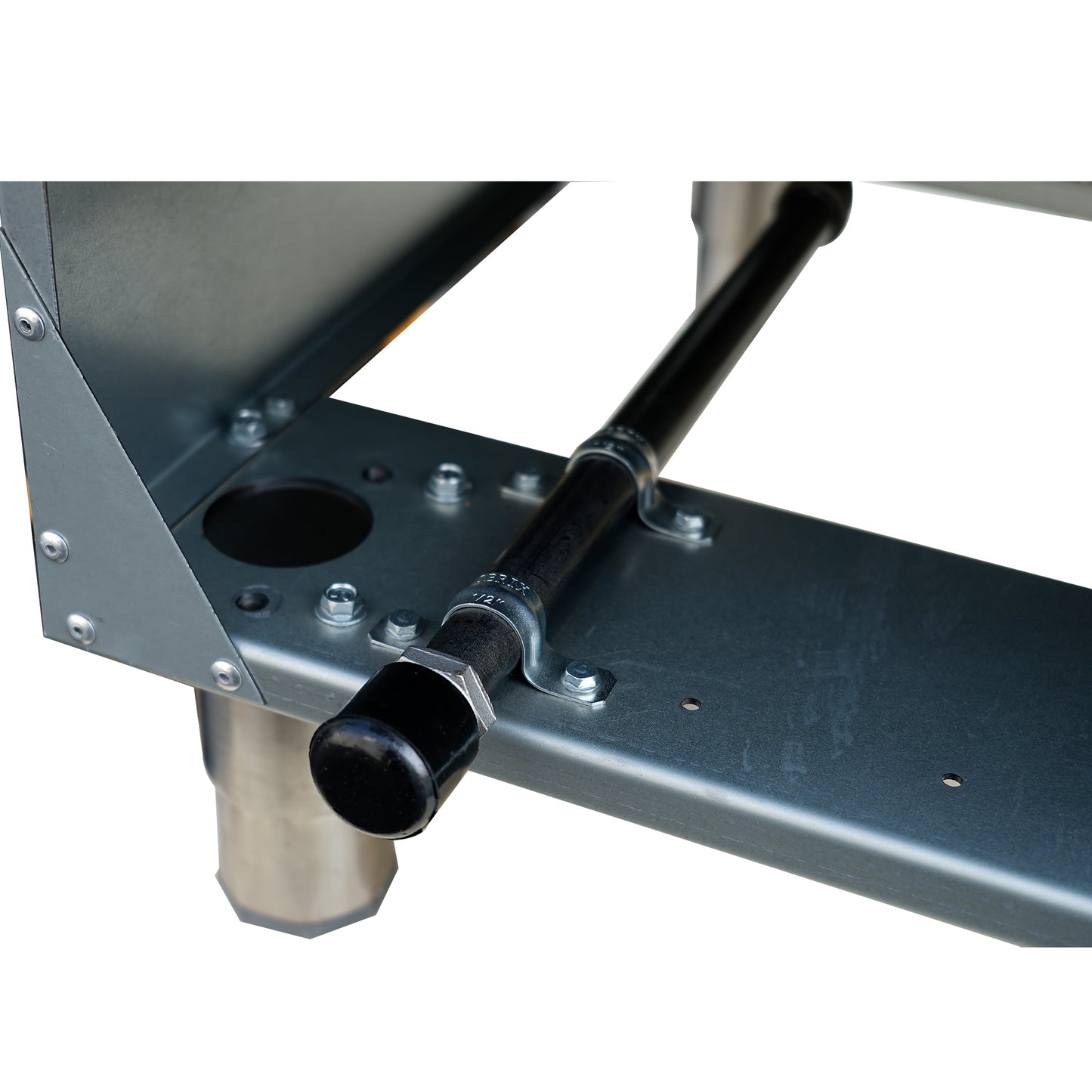 FORNO Commerciale Natural Gas Deep Fryer, 4 Burners 120,000 BTU, 50 lbs Oil Capacity