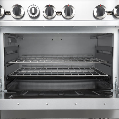 Forno Commerciale 36 Inch Gas Range with 6 Burners