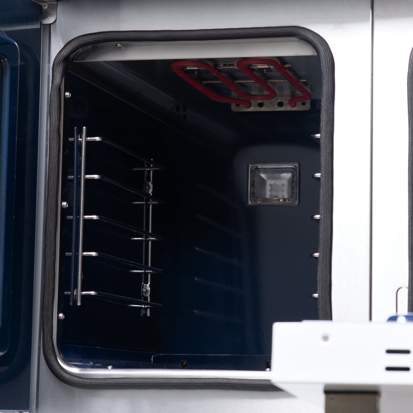 Forno Capriasca 48 Inch Freestanding French Door Dual Fuel Range in White with Antique Brass Accessories, 8 Burners, True Convection Oven