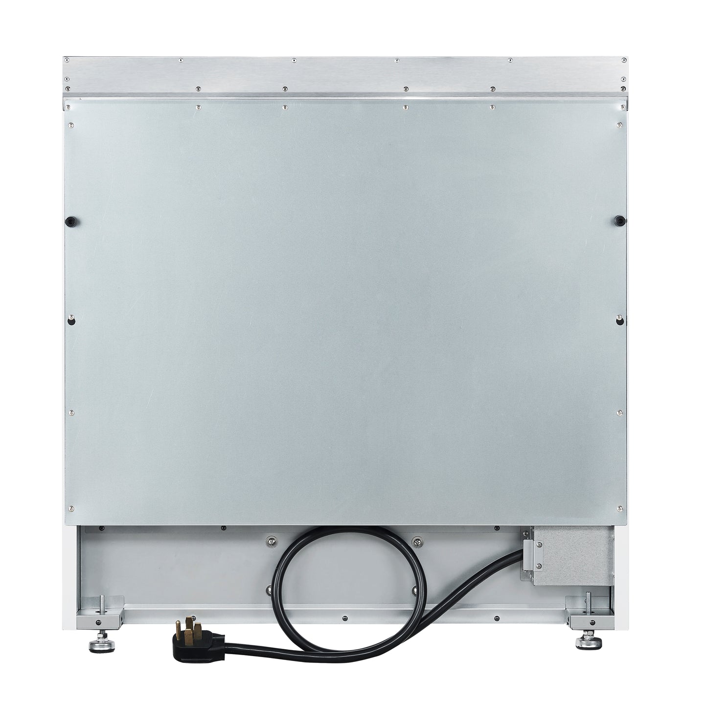 Forno Paolo 36 Inch White Freestanding Electric Range, Stainless Steel, 5.44 cu.ft, True Convection Oven, Energy Efficient