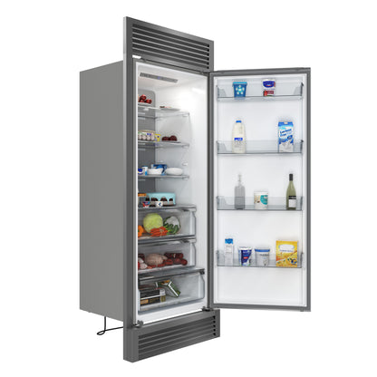 Forno Maderno 28-Inch Built-In Convertible Refrigerator, 13.6 cu.ft, Right Swing, Decorative Grill, ENERGY STAR Certified