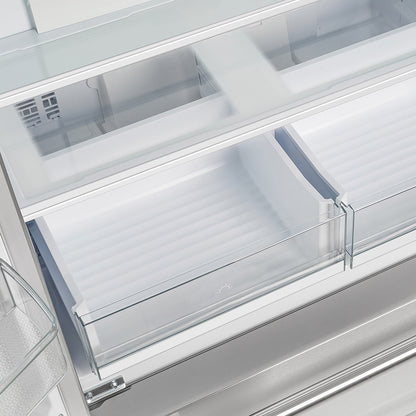 FORNO Premium 3-Piece Kitchen Bundle - Galiano 36" Dual Fuel Range, 36" French Door Refrigerator, 24" Built-In Dishwasher - FBDL-004-02CAUS