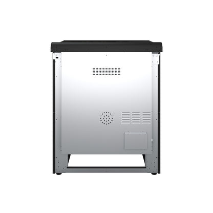 Forno Leonardo Espresso 30-Inch Black Electric Range, True Convection, Energy Efficient