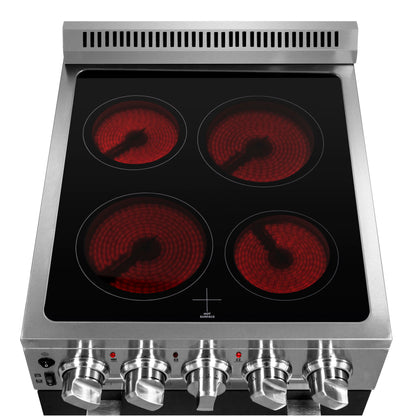 Forno Pallerano 20-Inch Freestanding Electric Range, Canada Version, Plug and Cord Included