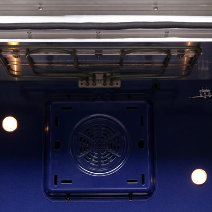 Forno Massimo 36-Inch Freestanding French Door Electric Range, True Convection Oven