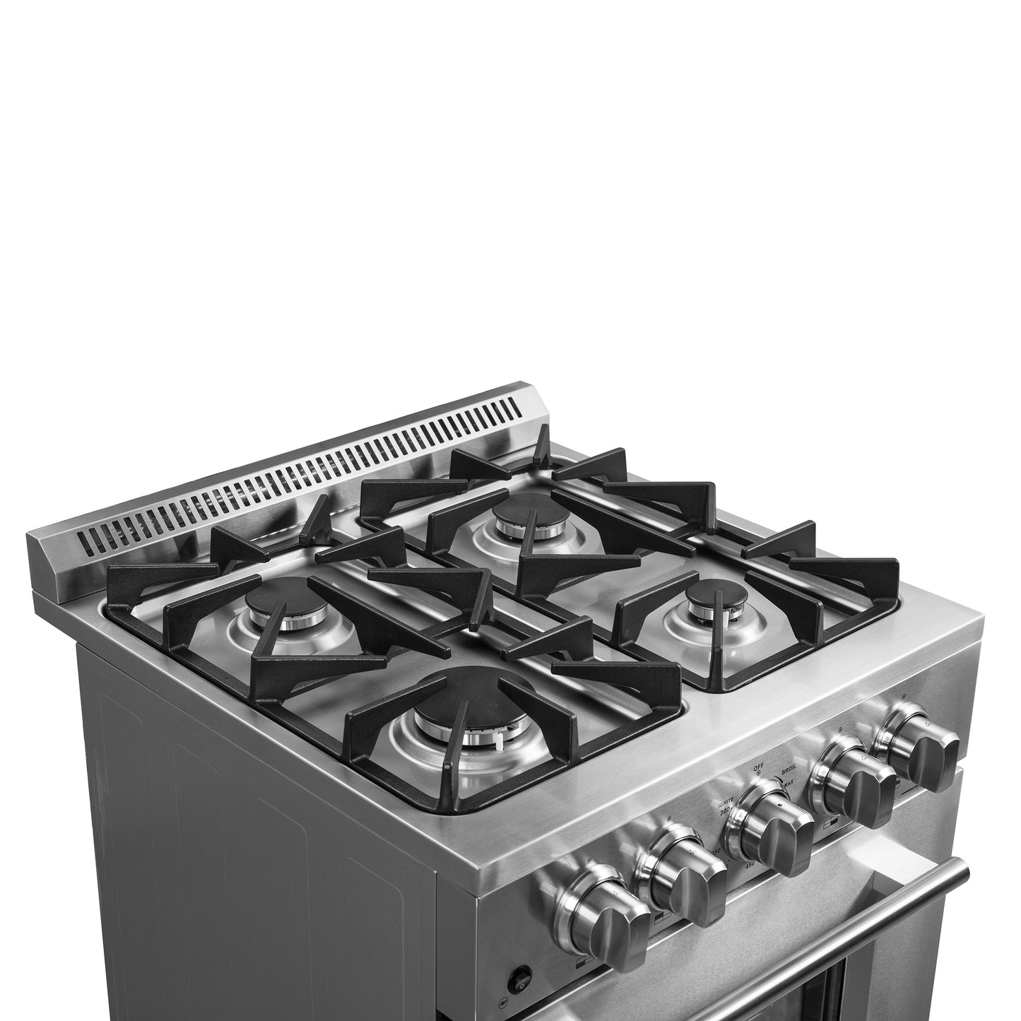 Forno Breno 24-Inch Freestanding Gas Range, Plug Included, Energy Efficient