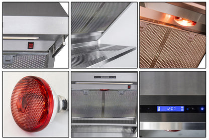 Forno Savona 30-Inch Wall Mount Range Hood, Hybrid Filters, Backsplash Included