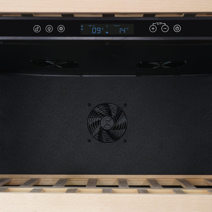 Forno Celano 30-Inch Dual Zone Wine Cooler and Beverage Cooler, 21.3 cu.ft, Stainless Steel