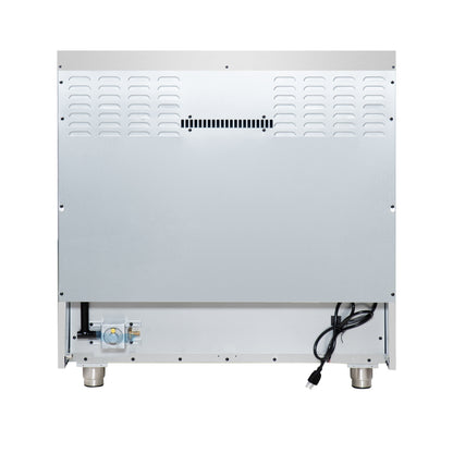 Forno Massimo 36-Inch Black Freestanding Gas Range, 6 Sealed Burners, Convection Oven, Energy Efficient