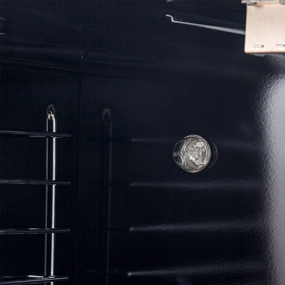 Marco 36-Inch Gas Range Black & Antique Brass Design, 6 Burners 67,000 BTU, 5.36 cu.ft. Convection Oven