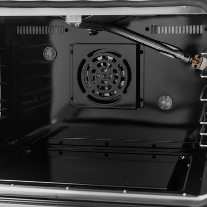 Forno Galiano 48" Freestanding French Door Gas Range in Black
