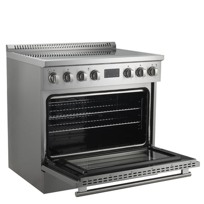 Forno Torino 36 Inch Induction Range with True Convection and Air Fry