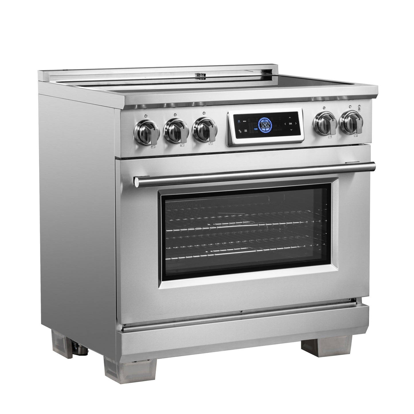 Forno Maximus 36 Inch Induction Range with Air Fryer