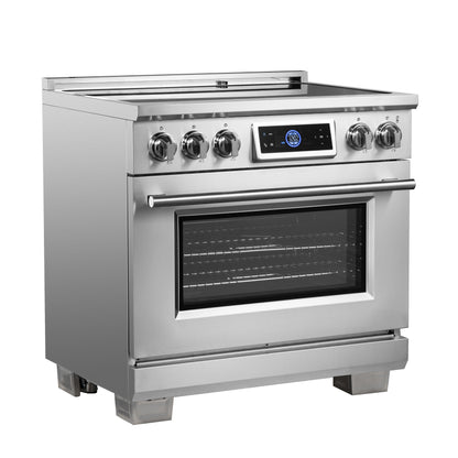 Forno Maximus 36 Inch Induction Range with Air Fryer