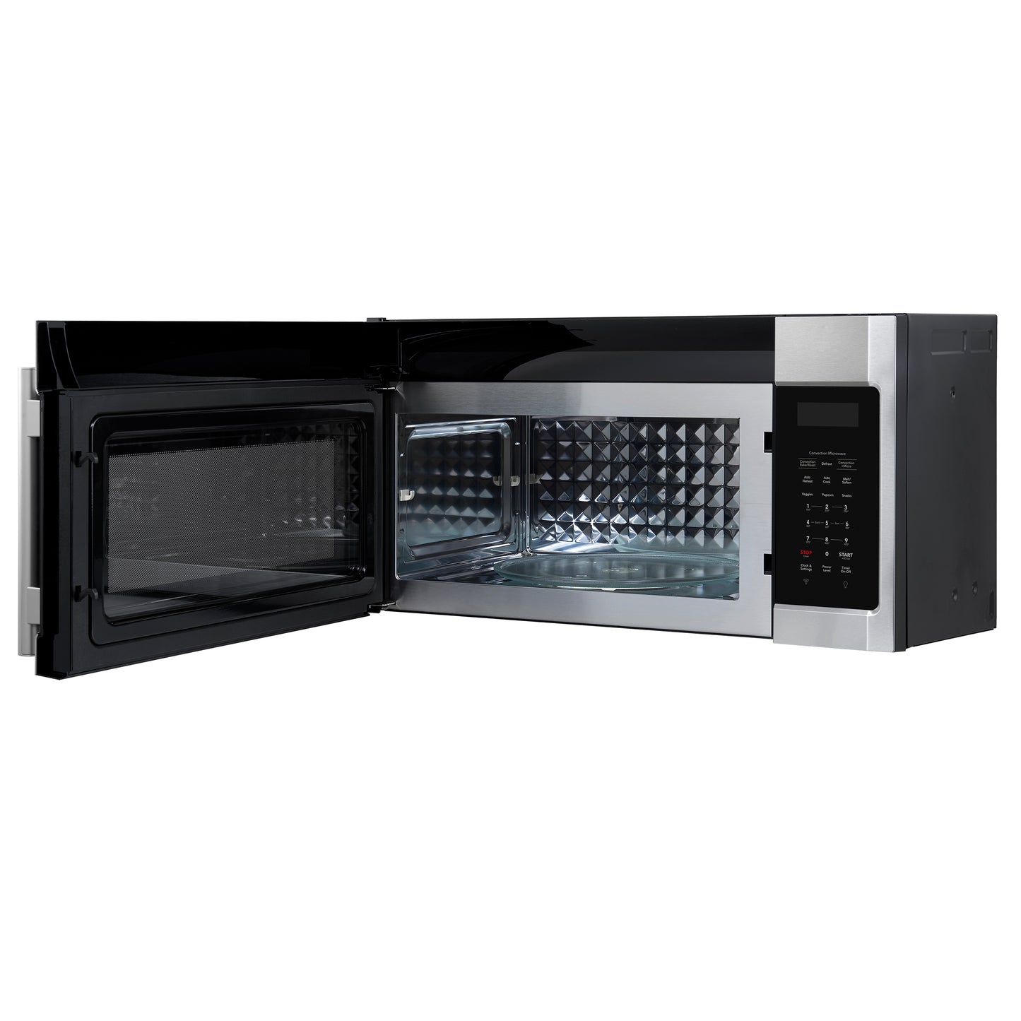 Forno Fornace 30-Inch Over the Range Convection Microwave, Stainless Steel – 1.5 cu.ft, 300 CFM Vent, Touch Control, LED Light