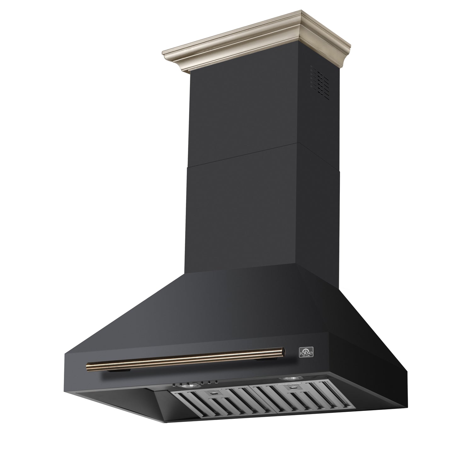 Forno Aria 30 Inch Wall-Mounted Range Hood in Black