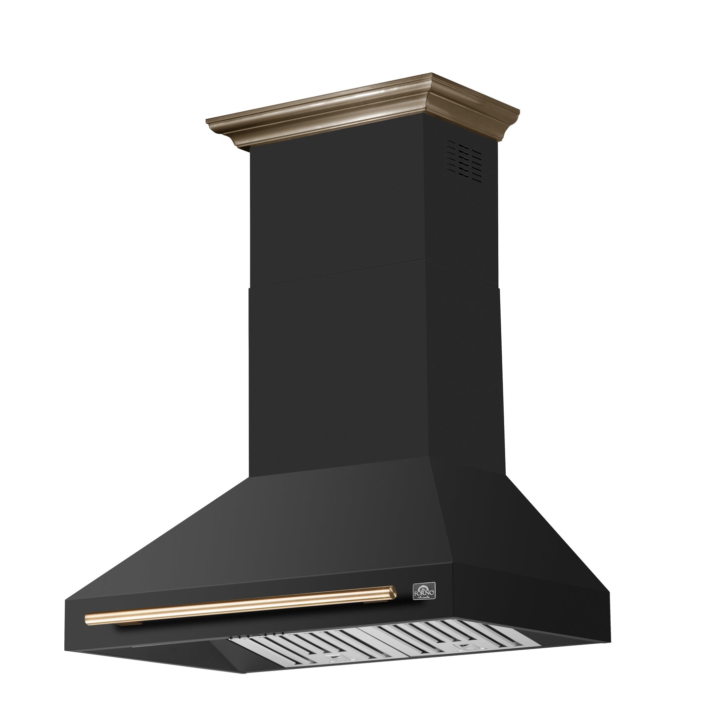 Forno Aria 36 Inch Wall-Mounted Range Hood in Black