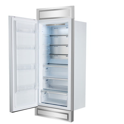 Forno Maderno 28-Inch Built-In Convertible Refrigerator, 13.6 cu.ft, Left Swing, Decorative Grill, ENERGY STAR Certified