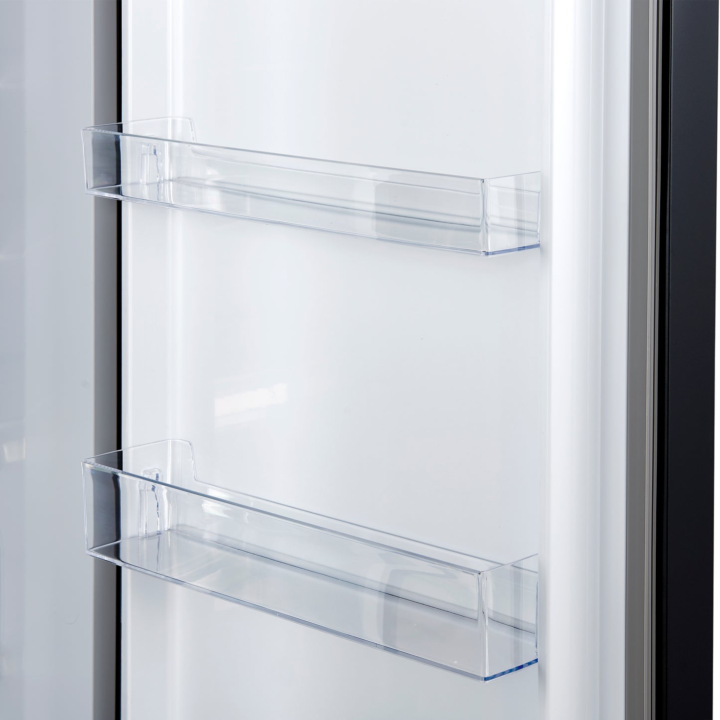 Forno Maderno 2-28-Inch Wide Convertible Refrigerator/Freezer in Black, Decorative Trim, 27.2 cu.ft, 84-Inch High, ENERGY STAR Certified