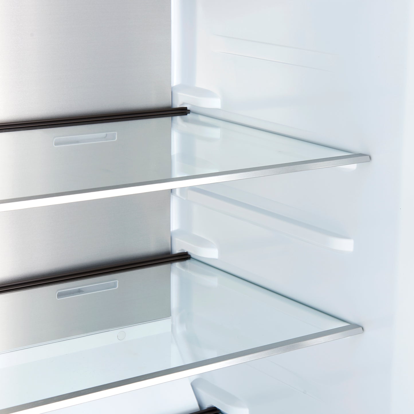 Forno Maderno 2-28-Inch Wide Convertible Refrigerator/Freezer in Black, Decorative Trim, 27.2 cu.ft, 84-Inch High, ENERGY STAR Certified