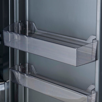 Forno Fortezza 32 Inch Right-Swing Convertible Refrigerator/Freezer with Trim Kit, Stainless Steel, Total No Frost