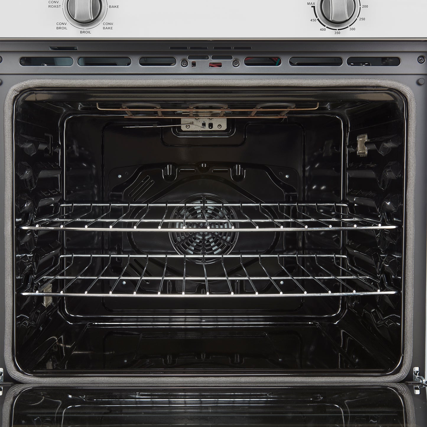 Forno Vomero 30-Inch Wall Oven, White, 5 cu.ft Capacity, 3550 Watts Convection, Mechanical Controls, Manuel Steam Clean