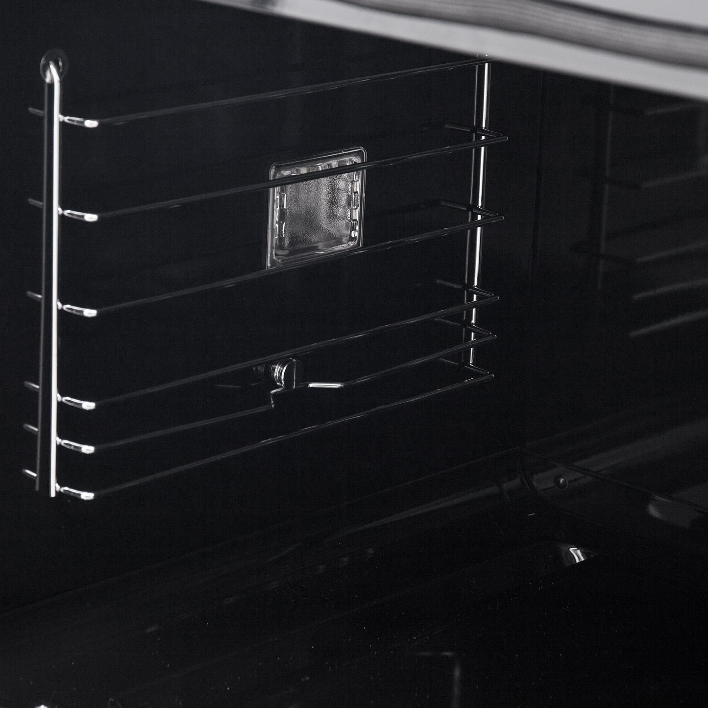 Forno Asti 30-Inch French Door Electric Wall Oven in Black & Antique Brass, 3.68 cu. ft. True Convection, 3,600W, Air Fry, Sous Vide, Self-Clean